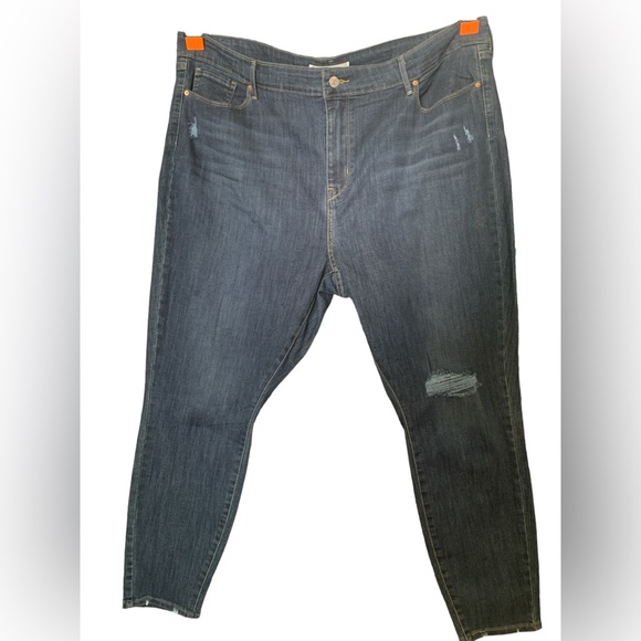 Levi Strauss signature, mid rise, skinny jean in plus size 24 short (petite) - Picture 1 of 7